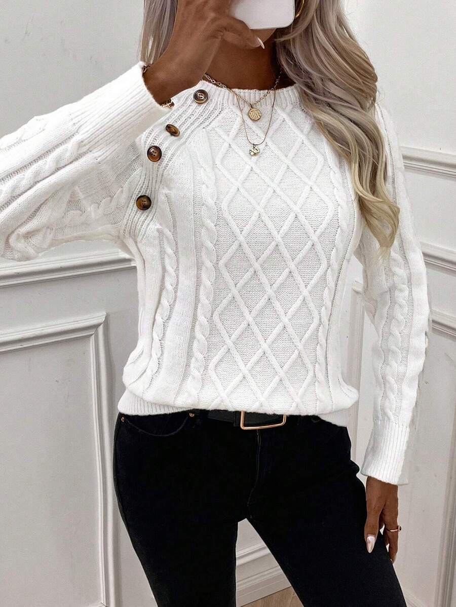 Betsy™ | Knap-detalje kabel jumper — 11