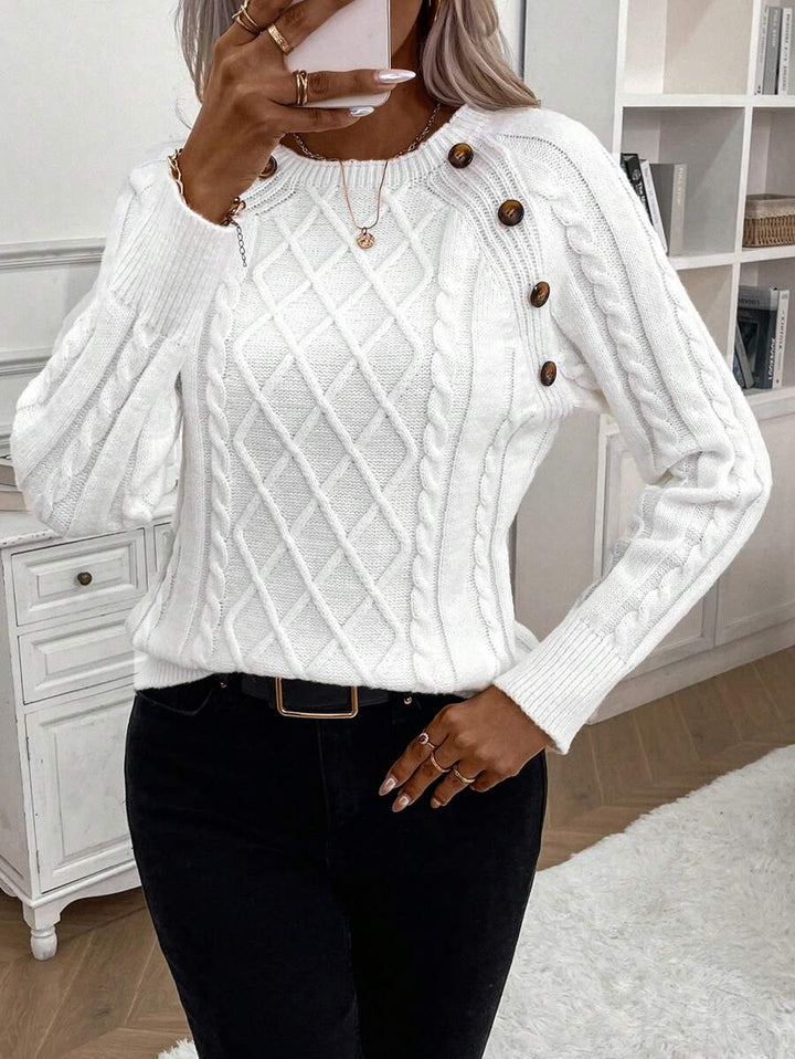 Betsy™ | Knap-detalje kabel jumper — 12