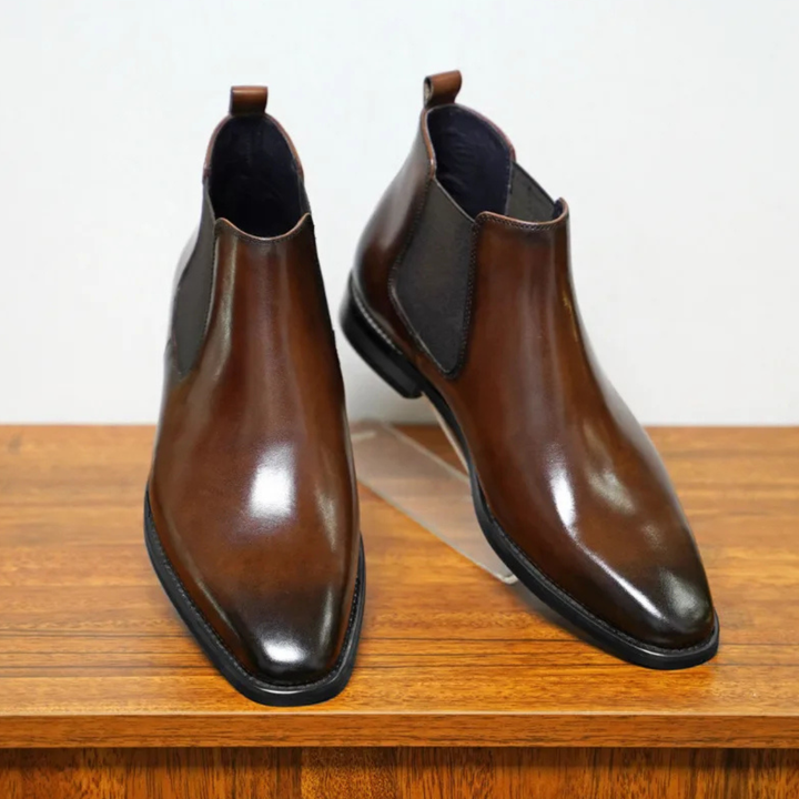 Freja Andersen | Herre Polished kjole Ankle stilren støvler