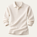 Freja Andersen | Herre V-hals Jacquard strik poloshirt