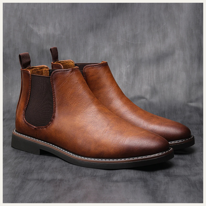 Ridgeview | Herre Retro Slip On Chelsea Ankle støvler