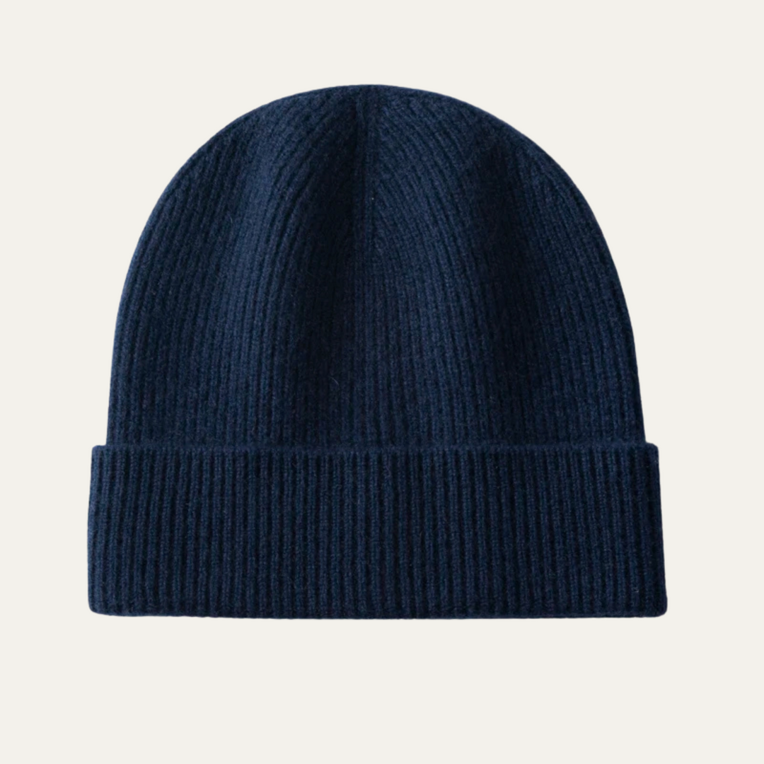 Freja Andersen | Herre blød ribstrikket kashmir Beanie