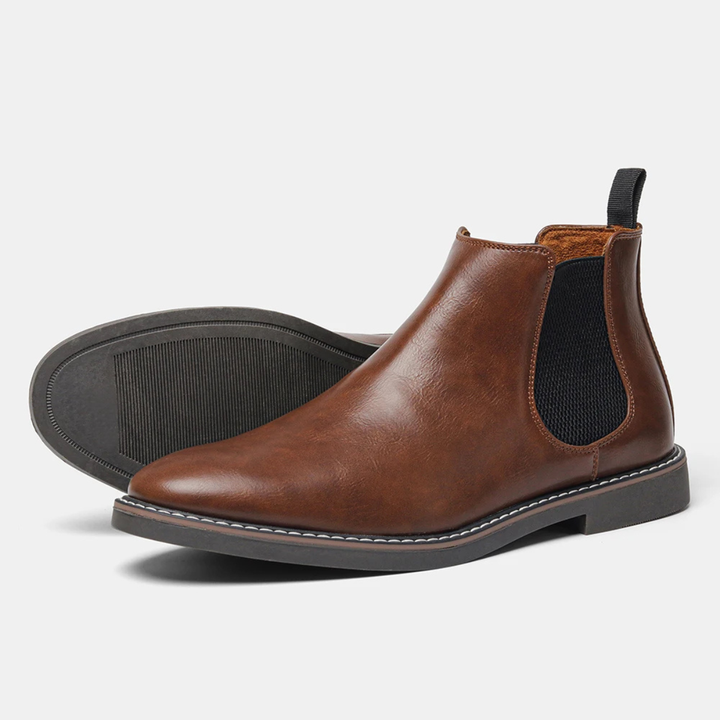 Ridgeview | Herre Retro Slip On Chelsea Ankle støvler