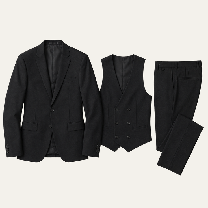 Freja Andersen | Herre 3 Piece slim fit Tuxedo jakkesæt sæt - Formal Wedding & business jakkesæt
