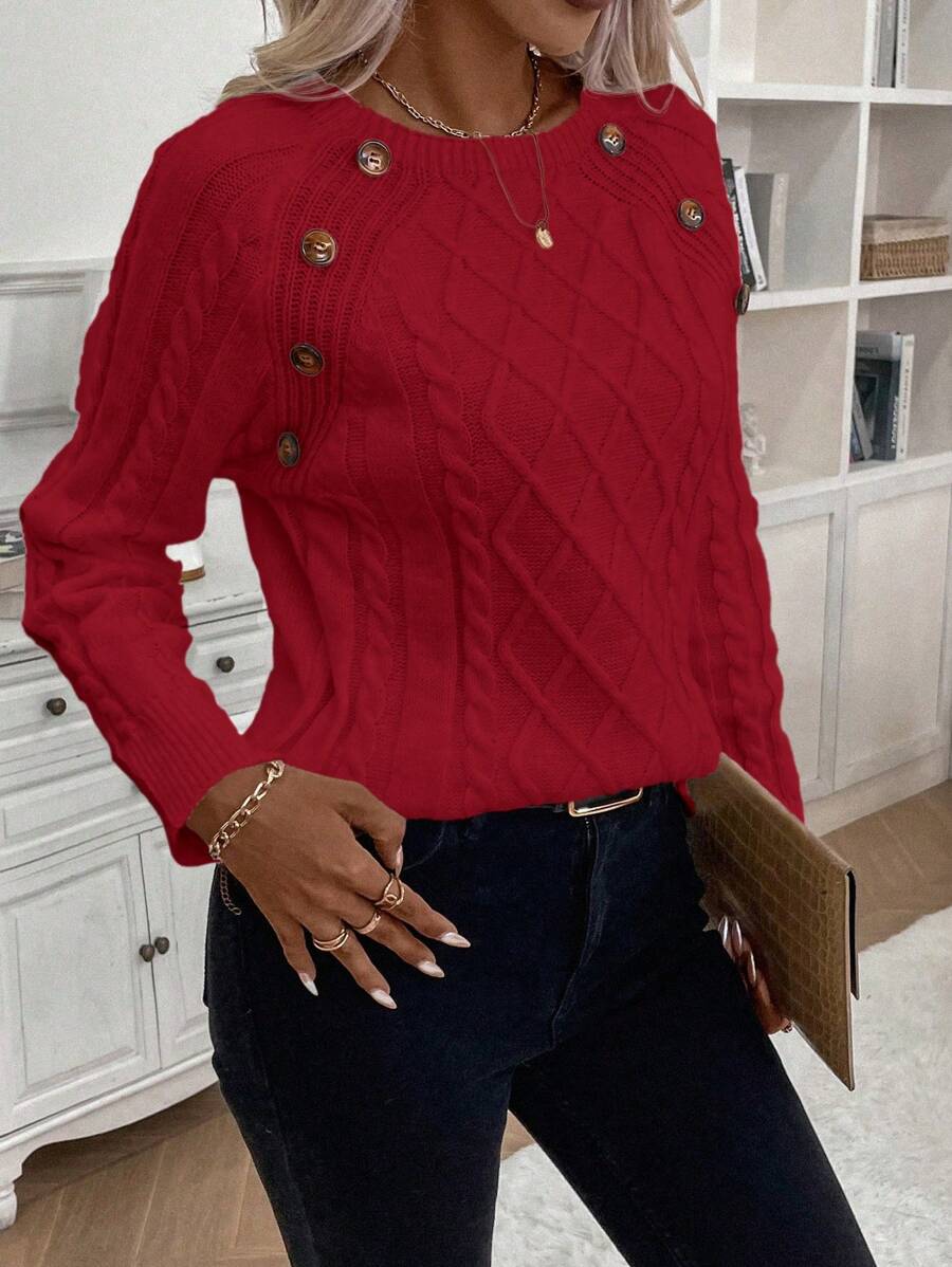 Betsy™ | Knap-detalje kabel jumper — 15