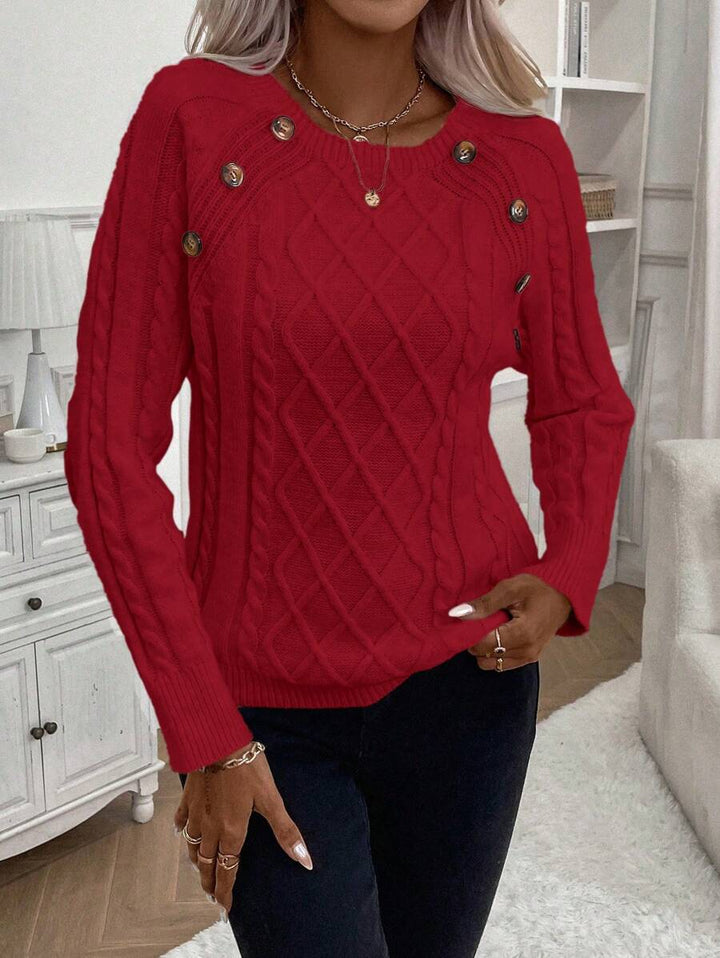 Betsy™ | Knap-detalje kabel jumper — 4