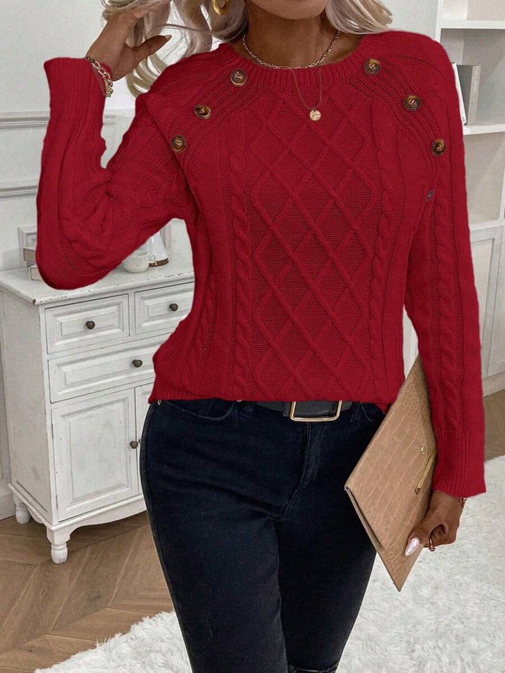 Betsy™ | Knap-detalje kabel jumper — 16