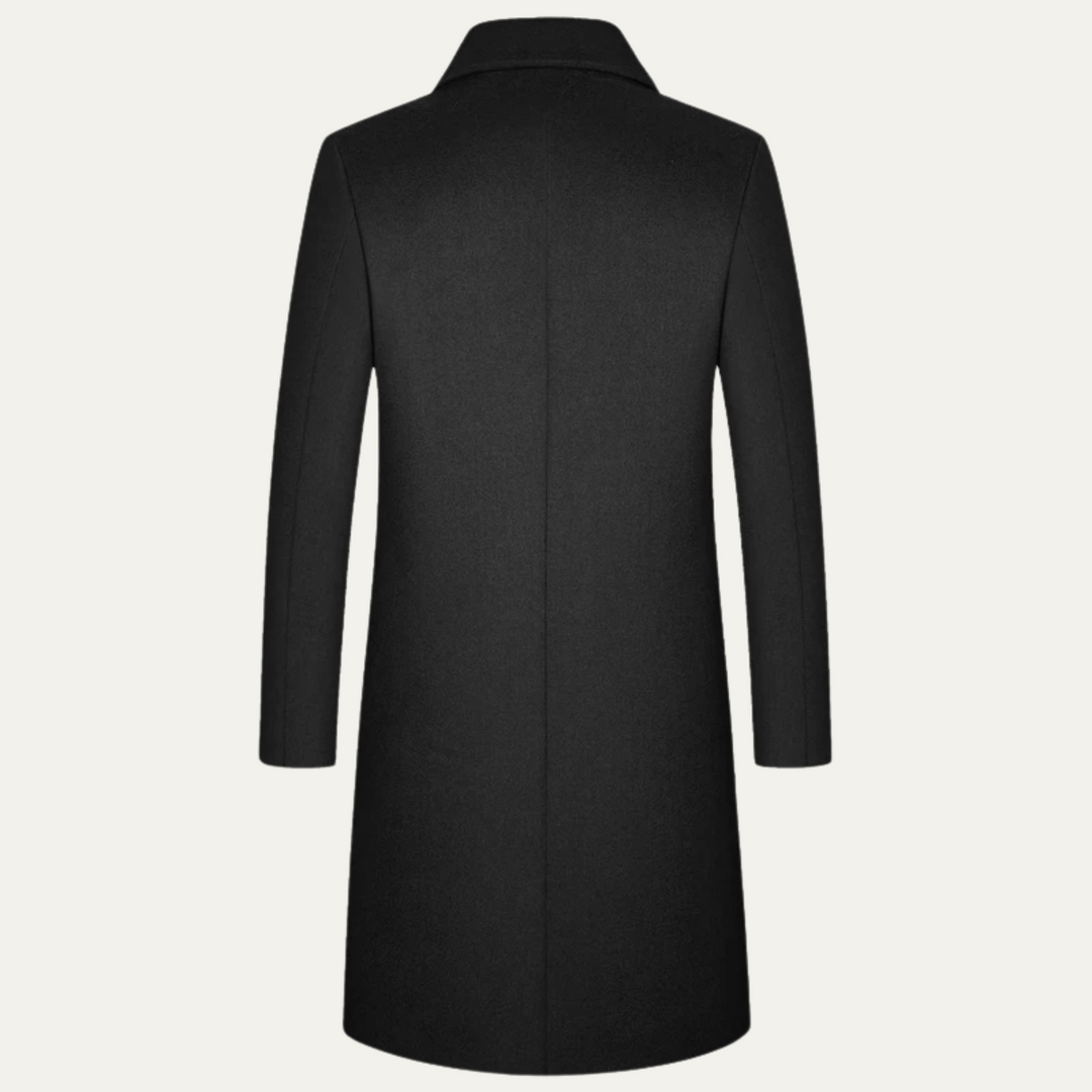 Freja Andersen | Herre Sophisticated Longline uld vinter jakke