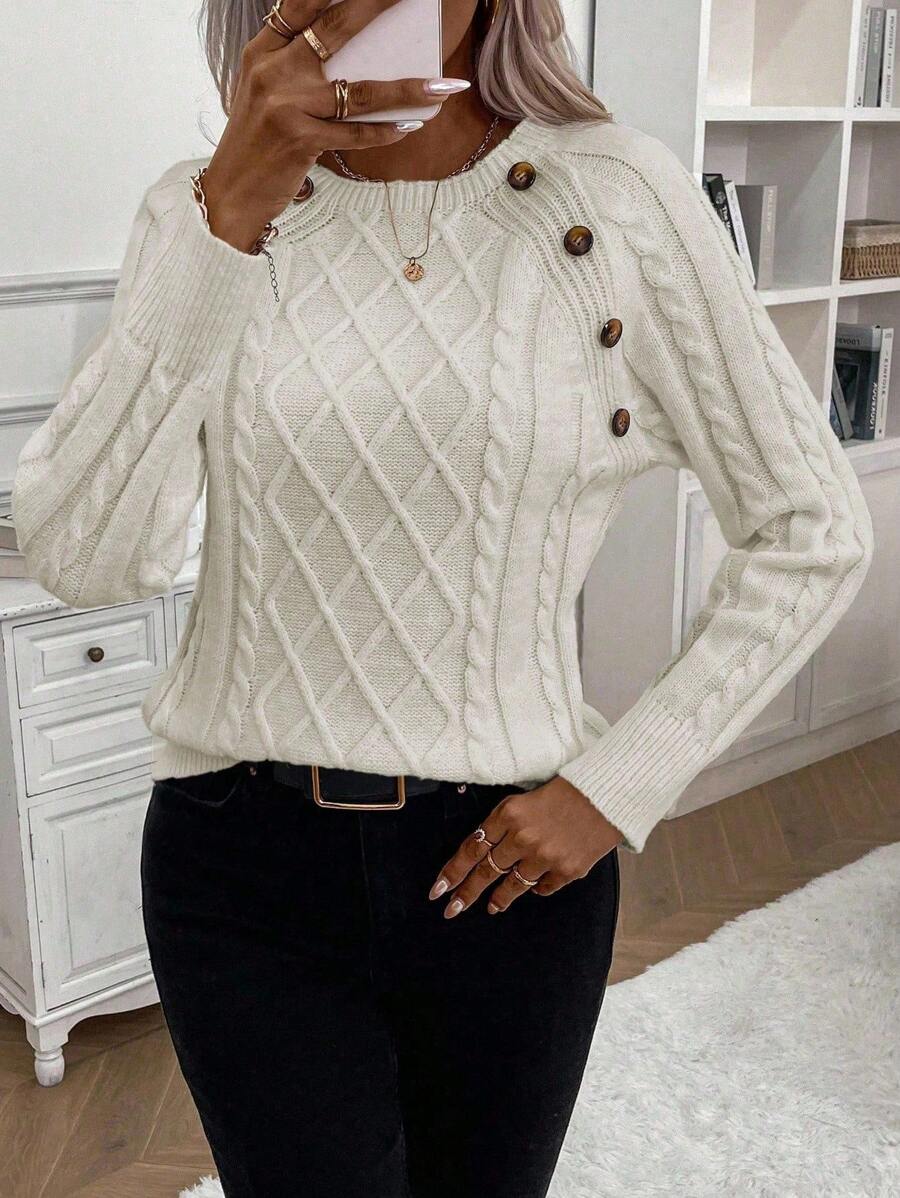 Betsy™ | Knap-detalje kabel jumper — 5
