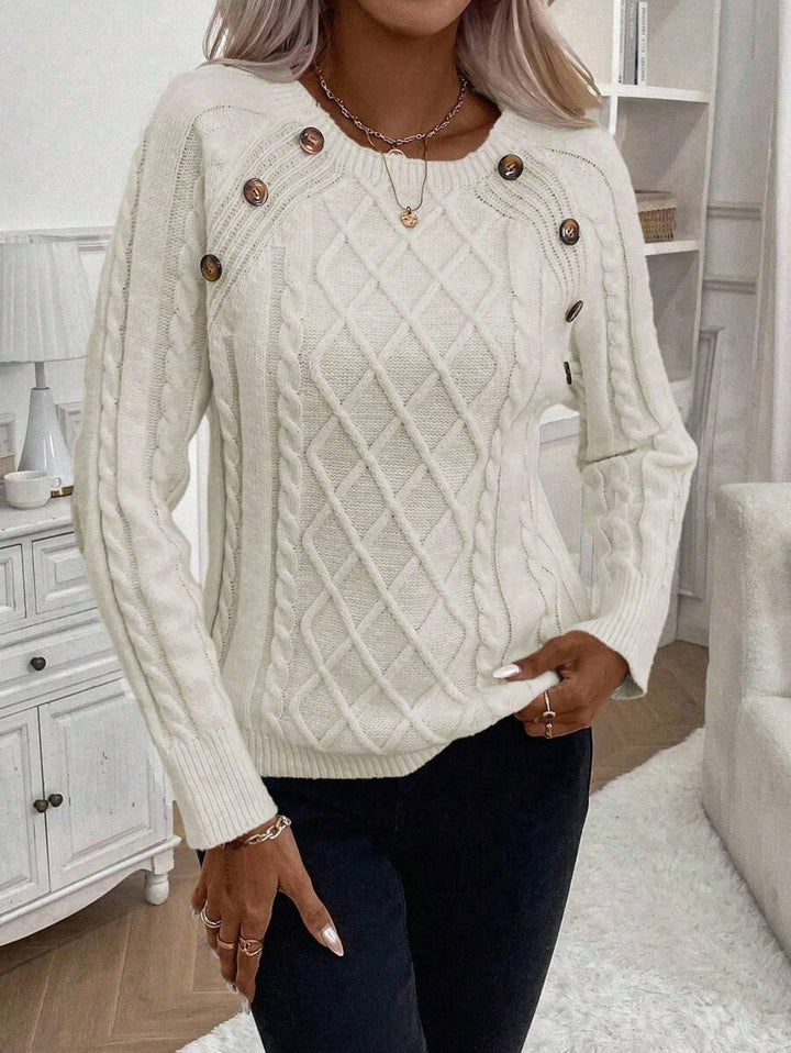 Betsy™ | Knap-detalje kabel jumper — 29