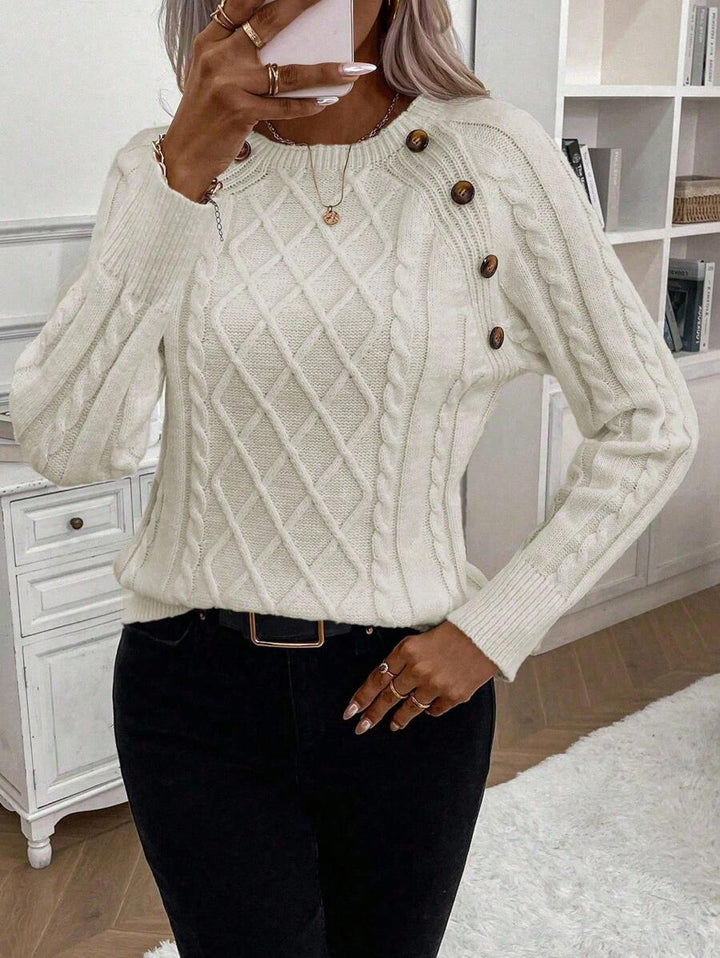 Betsy™ | Knap-detalje kabel jumper — 30