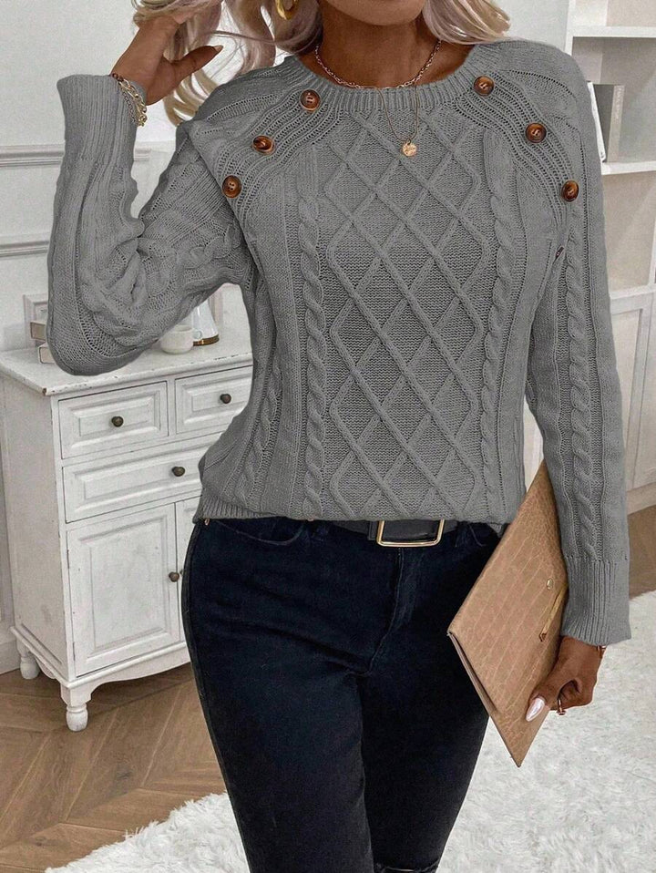 Betsy™ | Knap-detalje kabel jumper — 19