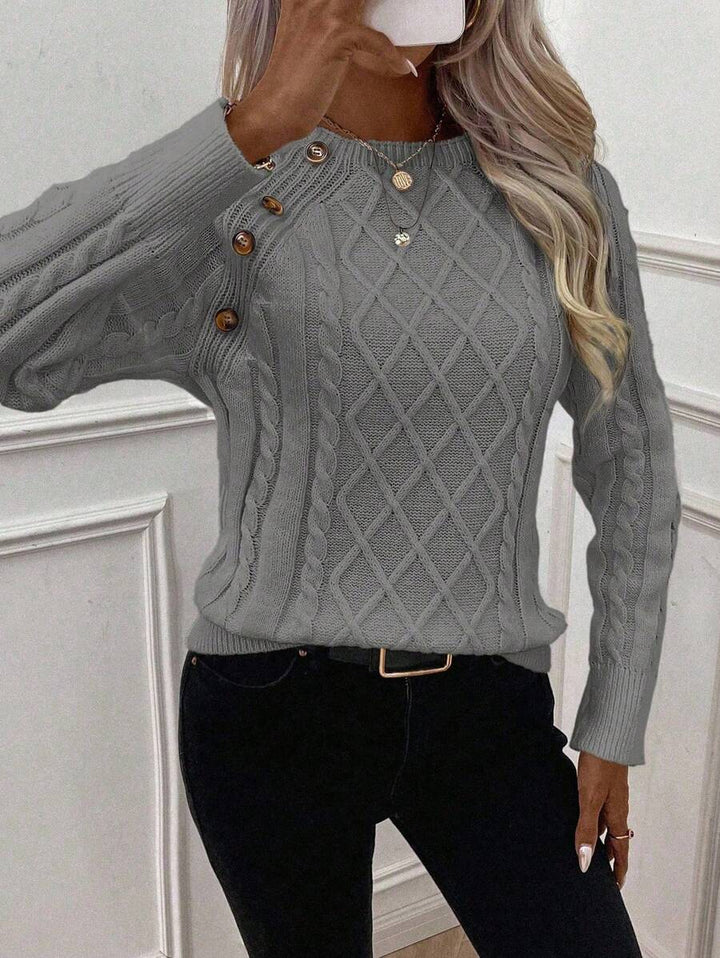 Betsy™ | Knap-detalje kabel jumper — 22