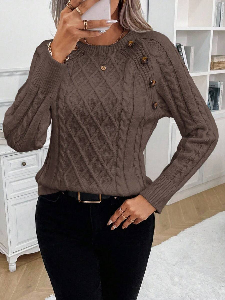 Betsy™ | Knap-detalje kabel jumper — 8