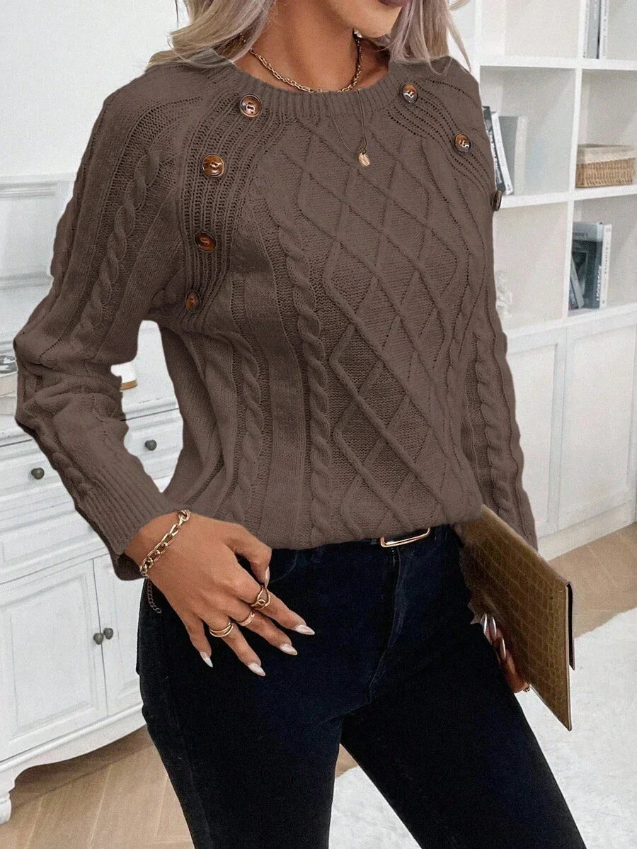 Betsy™ | Knap-detalje kabel jumper — 25