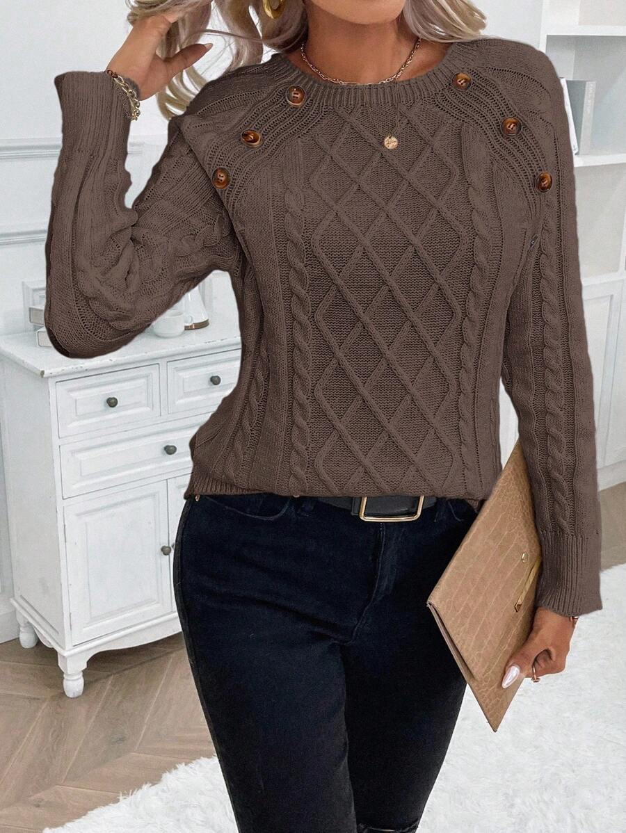 Betsy™ | Knap-detalje kabel jumper — 26