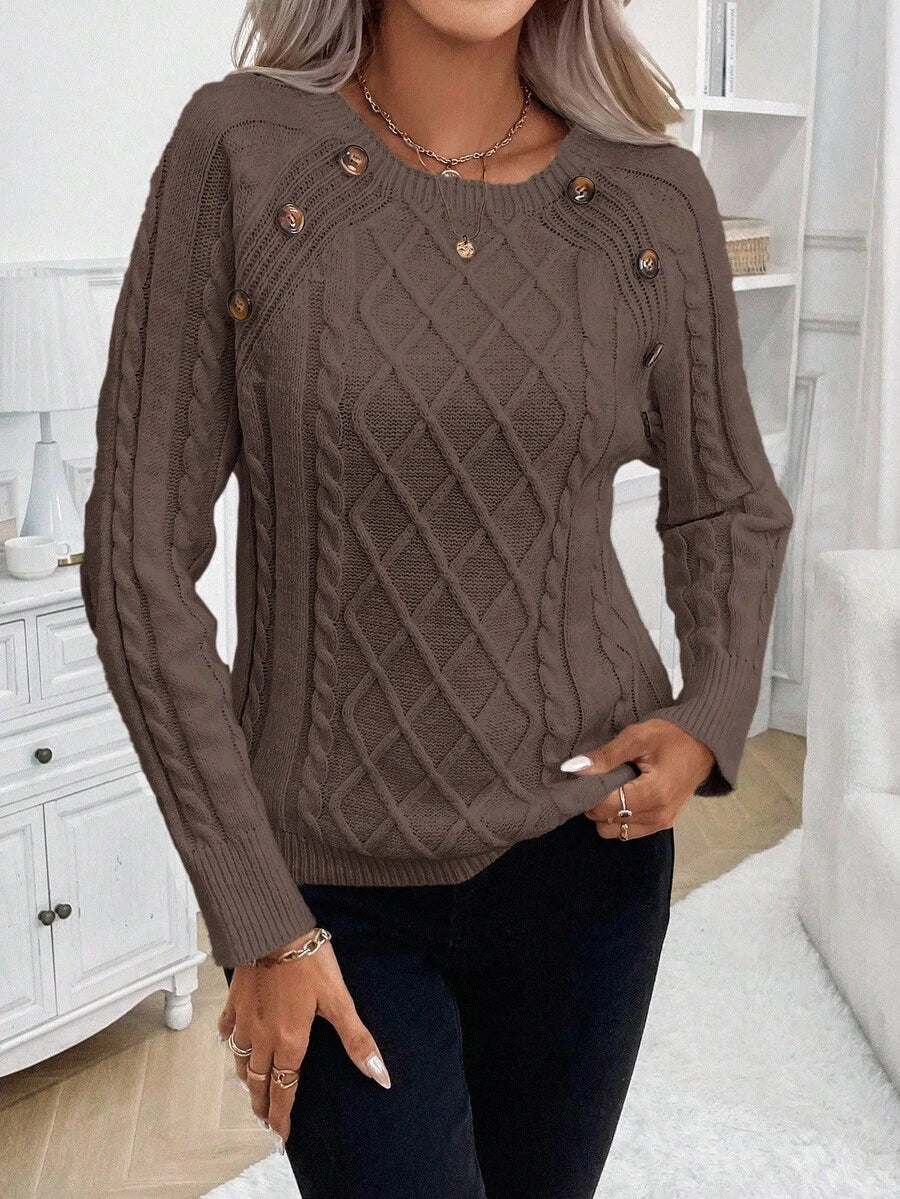 Betsy™ | Knap-detalje kabel jumper — 27