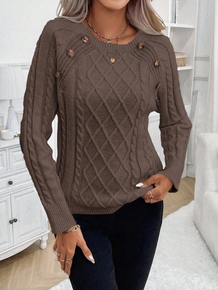 Betsy™ | Knap-detalje kabel jumper — 27