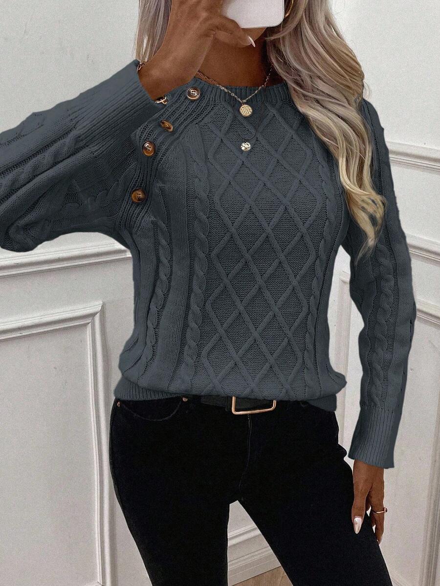 Betsy™ | Knap-detalje kabel jumper — 6
