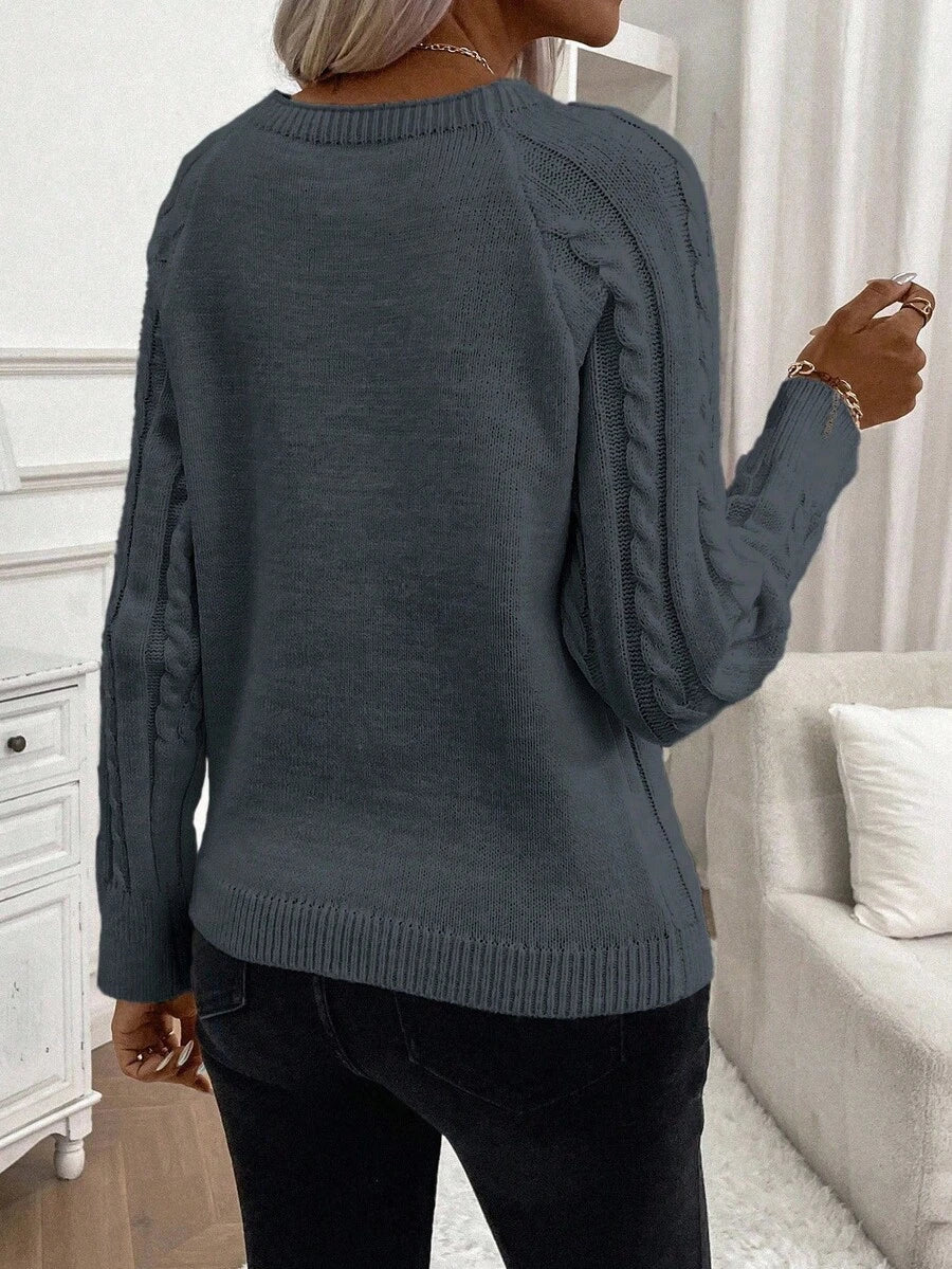 Betsy™ | Knap-detalje kabel jumper — 33