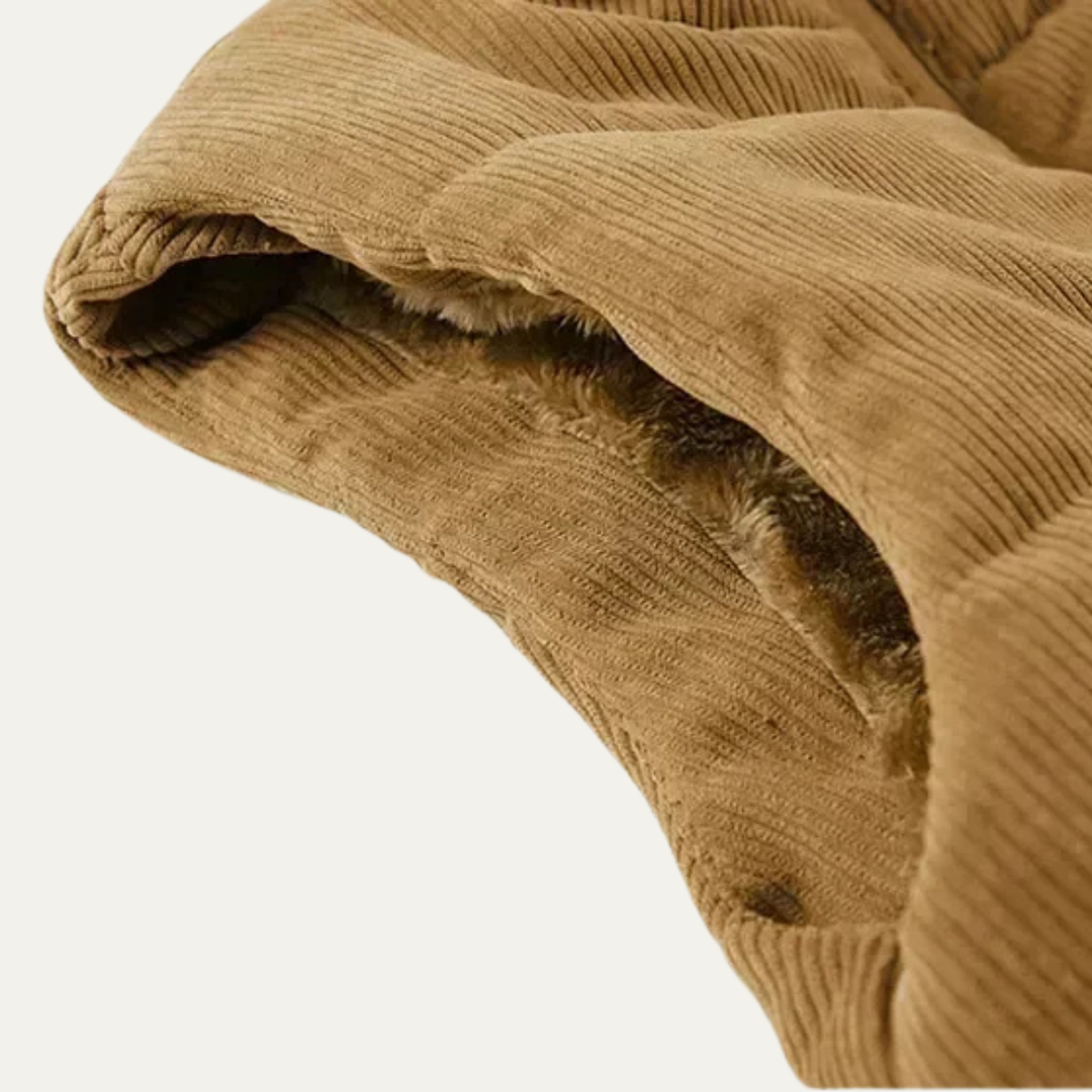 Freja Andersen | Herre fløjl varm Padded puffer Vest