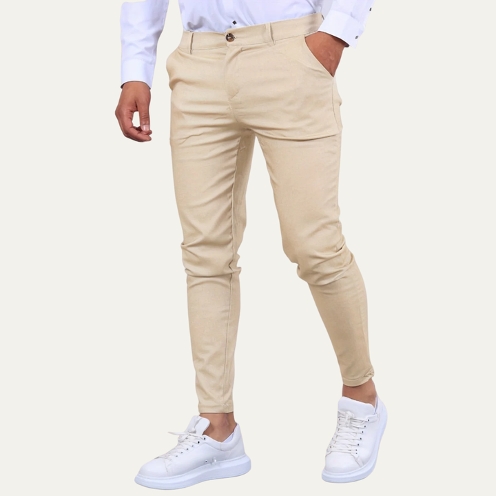 Freja Andersen | Herre slim fit afslappet stretch Chino bukser