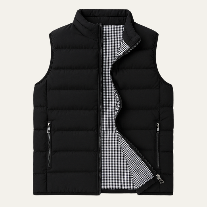 Freja Andersen | Herre luksus puffer quiltet Vest - 2025