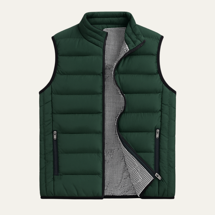 Freja Andersen | Herre luksus puffer quiltet Vest - 2025