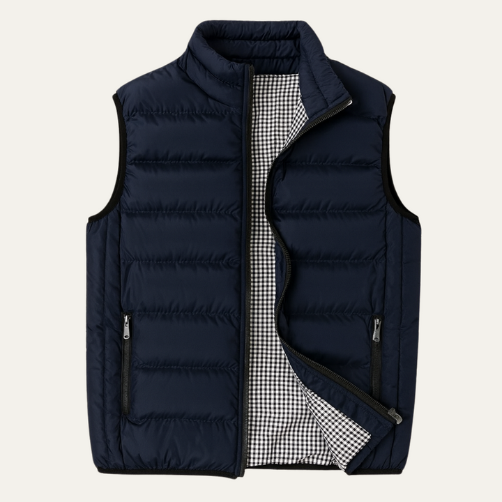 Freja Andersen | Herre luksus puffer quiltet Vest - 2025