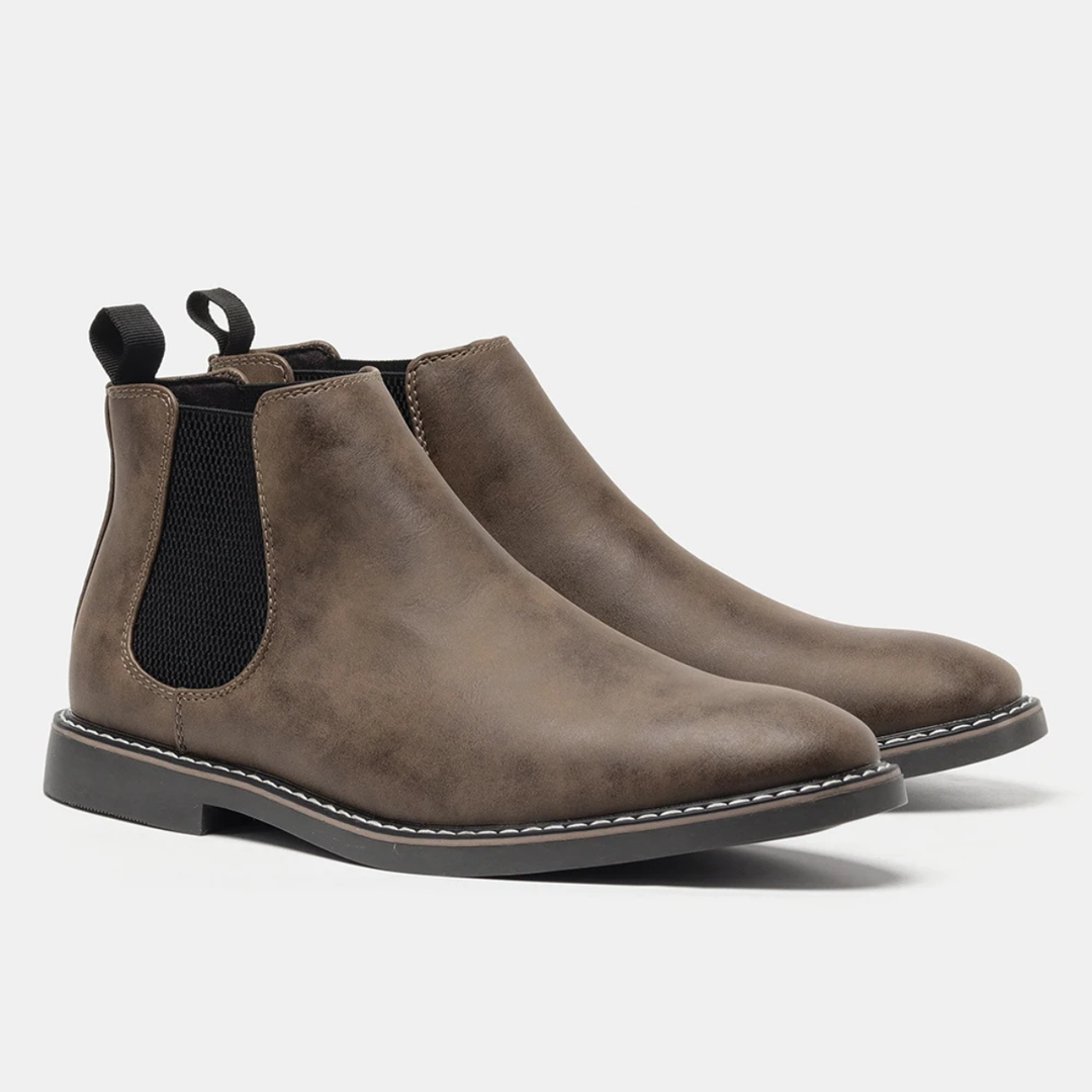 Ridgeview | Herre Retro Slip On Chelsea Ankle støvler