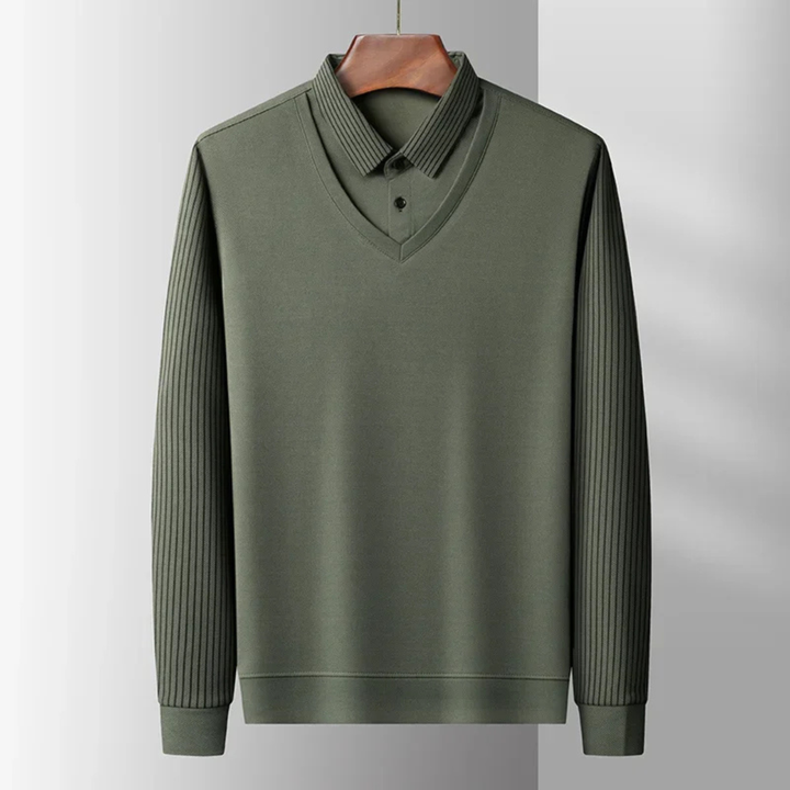Freja Andersen | Herre afslappet business strik poloshirt