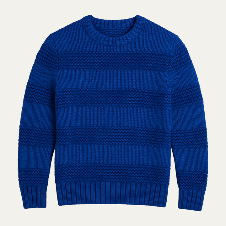 Somerset | Herre strikket Fair Isle Nordic vinter trøje