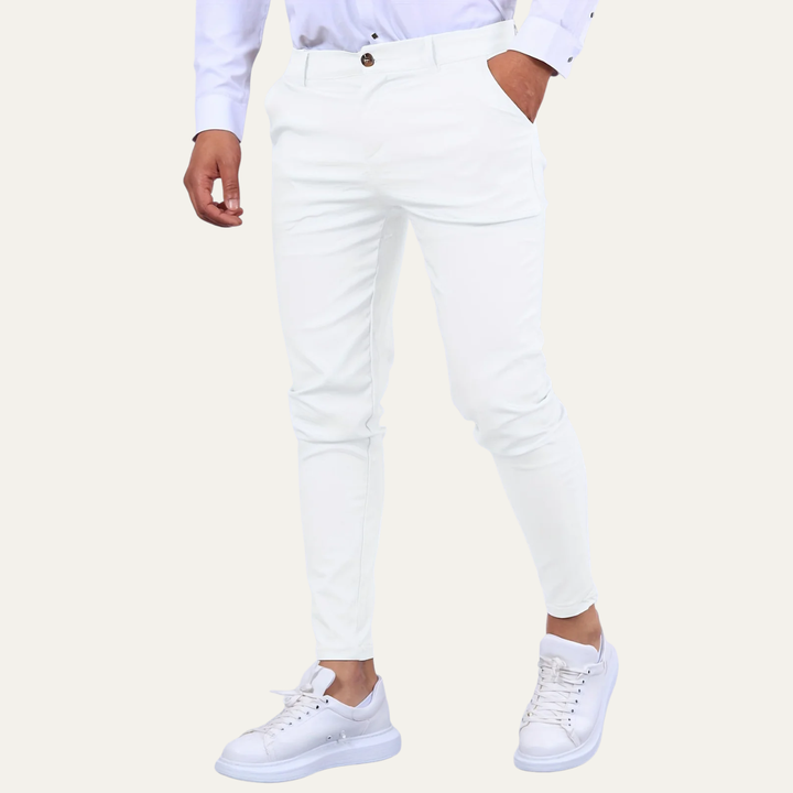 Freja Andersen | Herre slim fit afslappet stretch Chino bukser