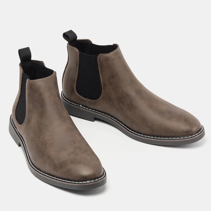 Ridgeview | Herre Retro Slip On Chelsea Ankle støvler