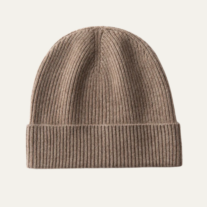 Freja Andersen | Herre blød ribstrikket kashmir Beanie