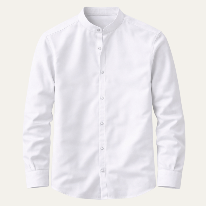 Freja Andersen | Herre slim fit stående krave skjorte