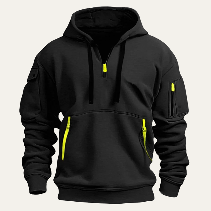 Freja Andersen | Herre moderne Durable Multi Pocket Hoodie jakke
