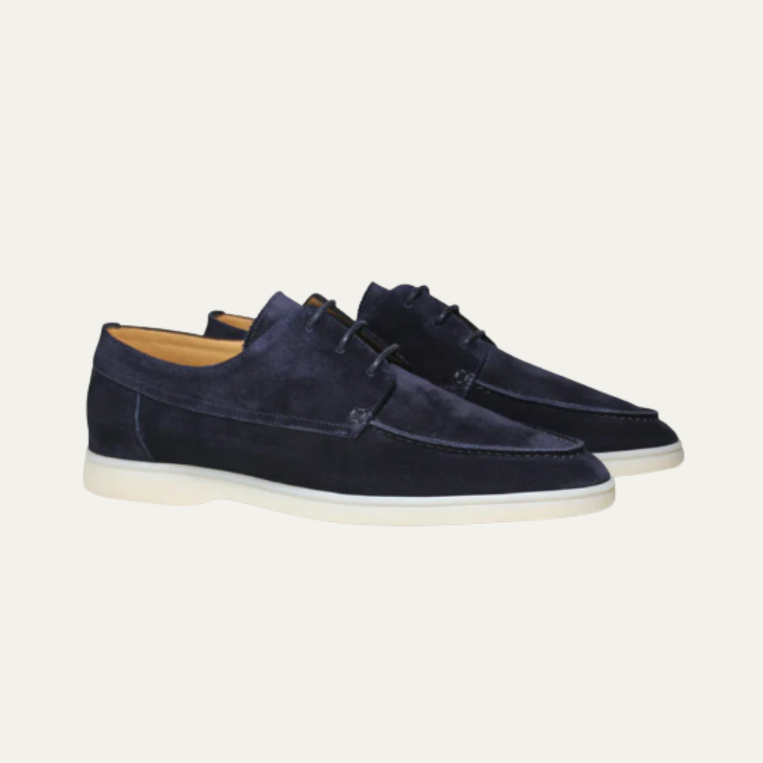 Freja Andersen | Herre klassisk afslappet ruskind Slip On loafers