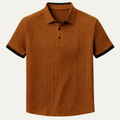 Crestview Ridge herre sommer tekstureret poloshirt med Contrast krave