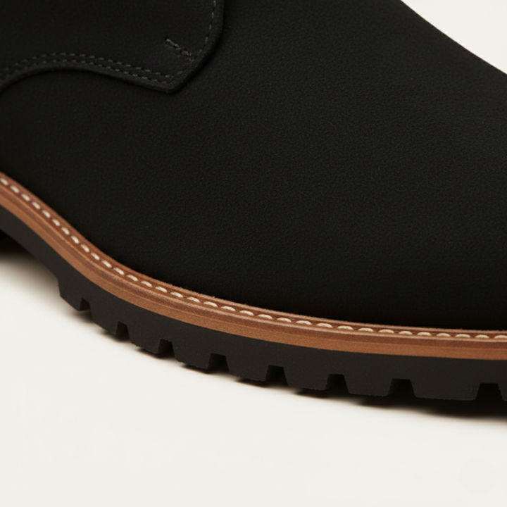 Freja Andersen | Herre afslappet ruskind Chukka pæne støvler med Rubber Sole
