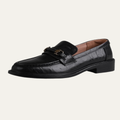 Montepulciano | Herre klassisk Slip On læder loafers med Metal spænde