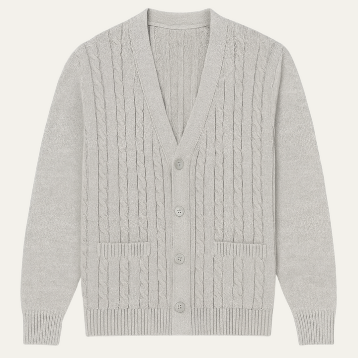 Heathmoor | Herre Stylish V-hals strik vinter cardigan