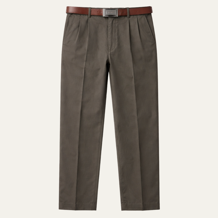 Briarcliff Park herre klassisk afslappet Double plisserede Straight Leg bukser