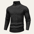 Stockbridge | Herre ribstrikket knaphals vinter trøje