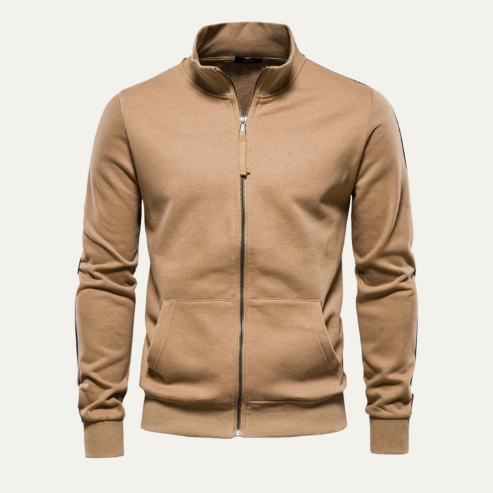 Freja Andersen | Herre afslappet let Zip Up jakke