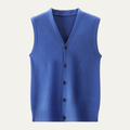 Freja Andersen | Herre stilren knap strik vest