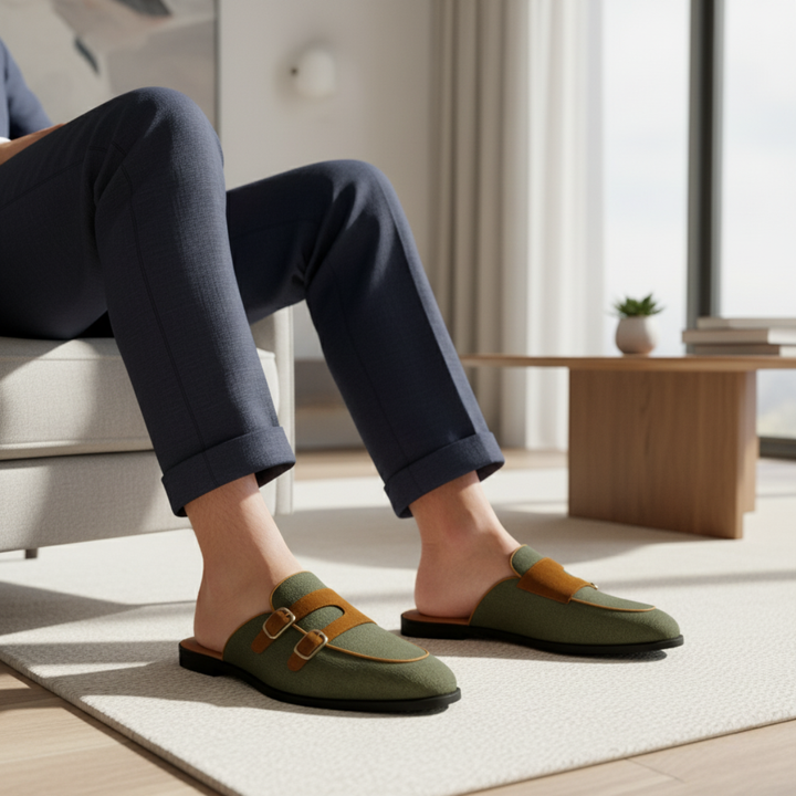 Henley Mule - herre Slip On loafers in Canvas