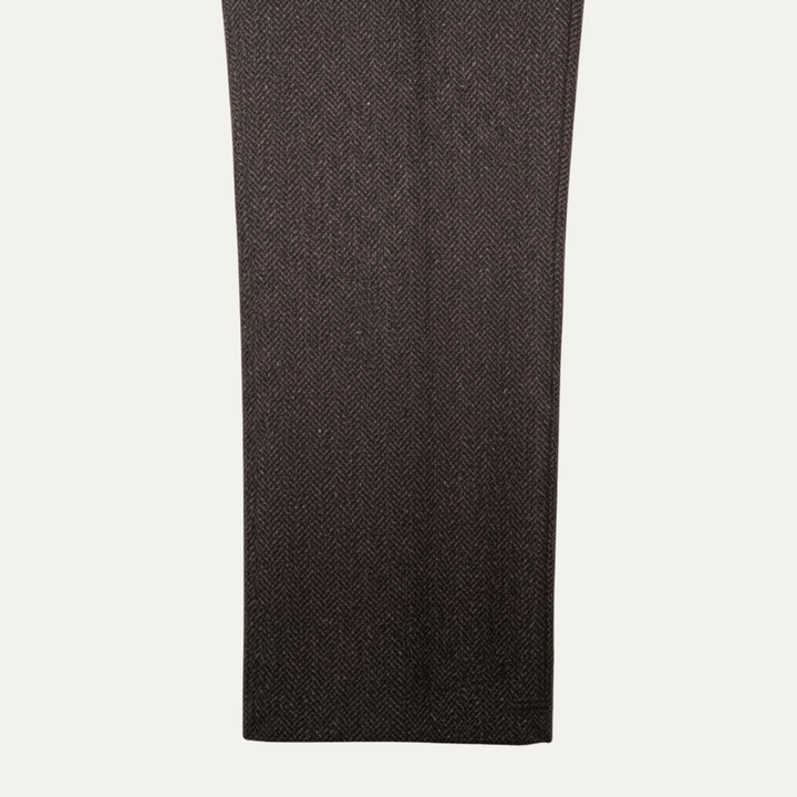 Bridgecrest | Herre High Waisted sildeben Retro tweed uld bukser