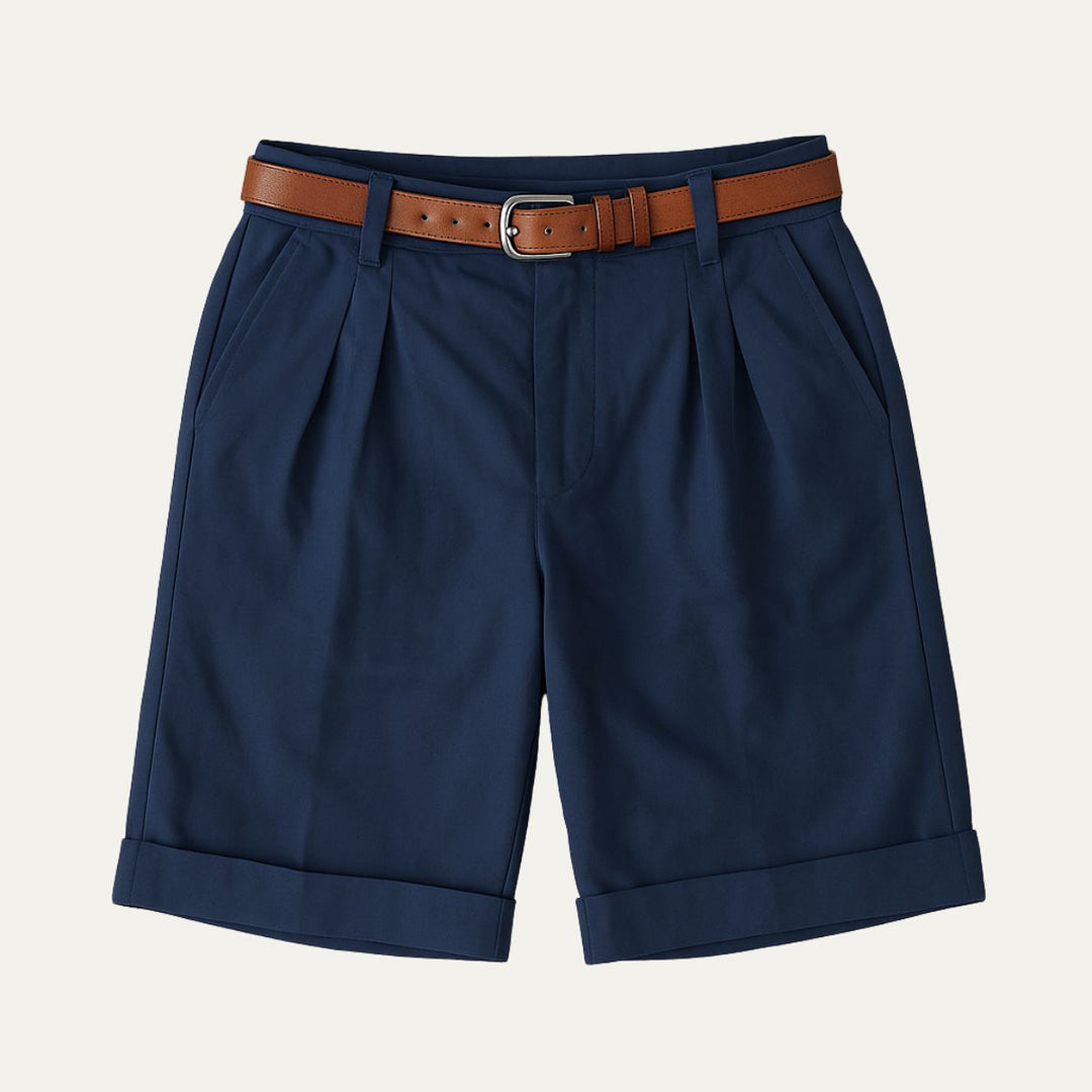 Henwick hør shorts - skræddersyet sommer shorts til mænd