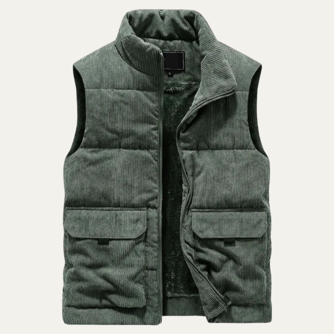 Freja Andersen | Herre fløjl Lighweight quiltet Gilet
